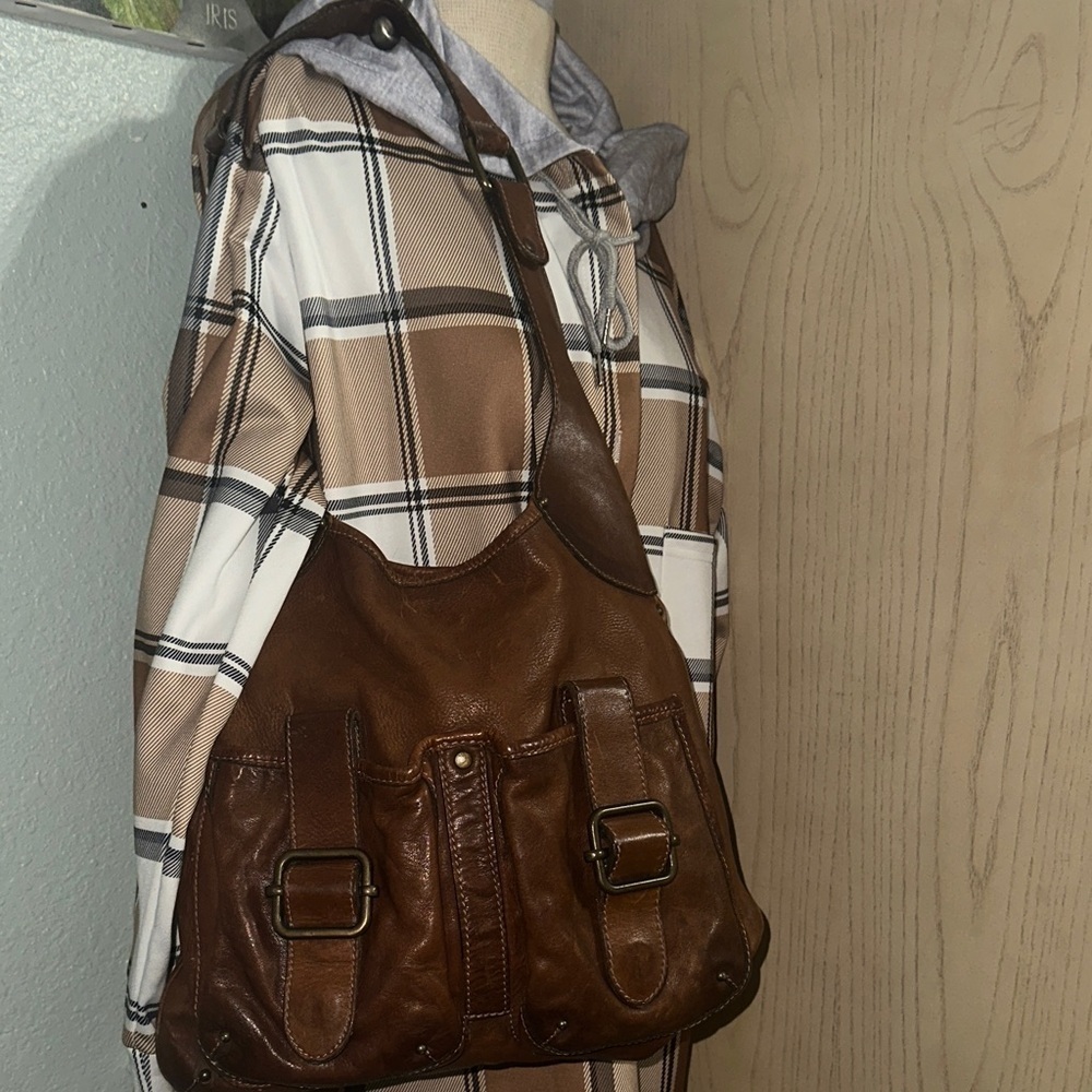 Banana republic large leather hobo bag unisex - Picture 16 of 16